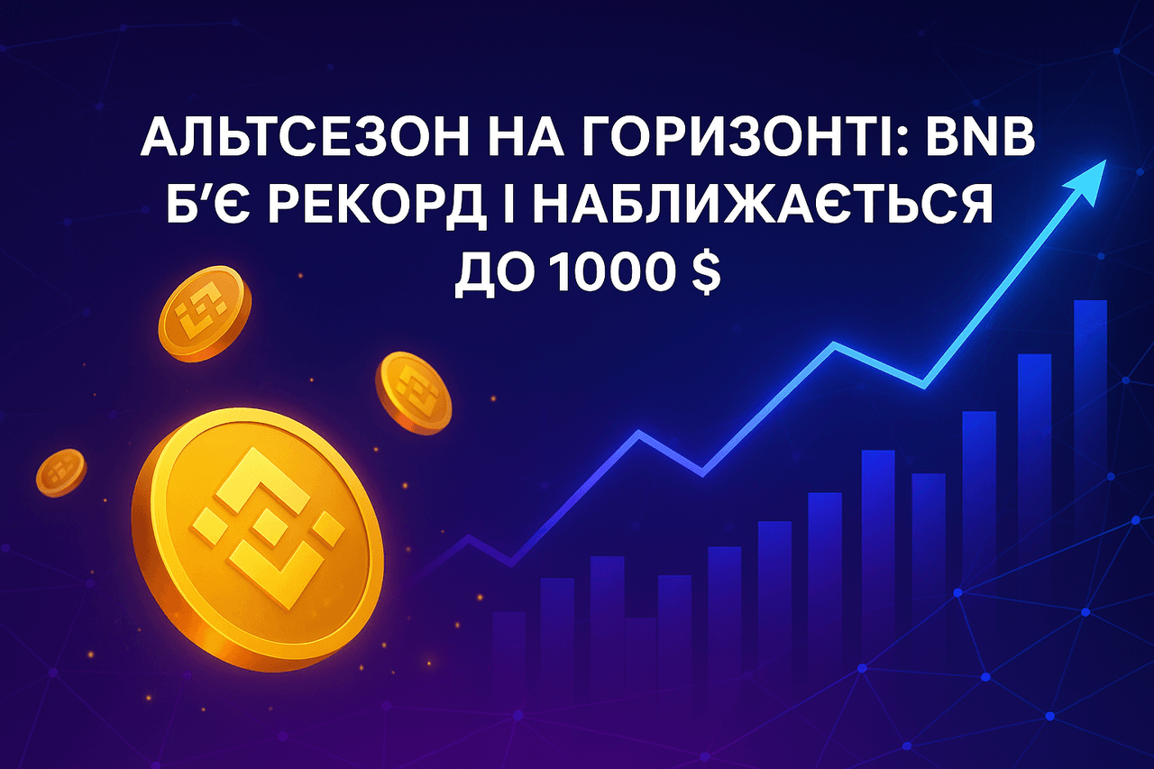 Altseason on the Horizon: BNB Breaks Record and Tests the $1,000 Psychological Level