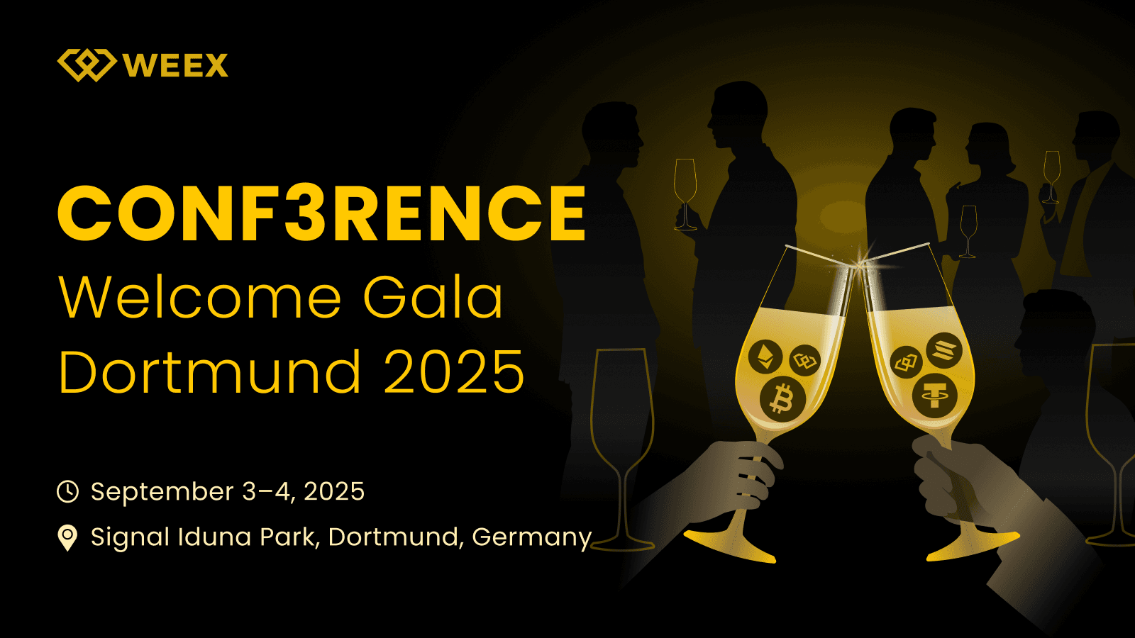 WEEX на CONF3RENCE Dortmund 2025 Приветственный гала-вечер