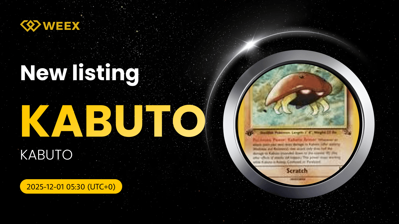 KABUTO USDT Gets Listed on WEEX Exchange