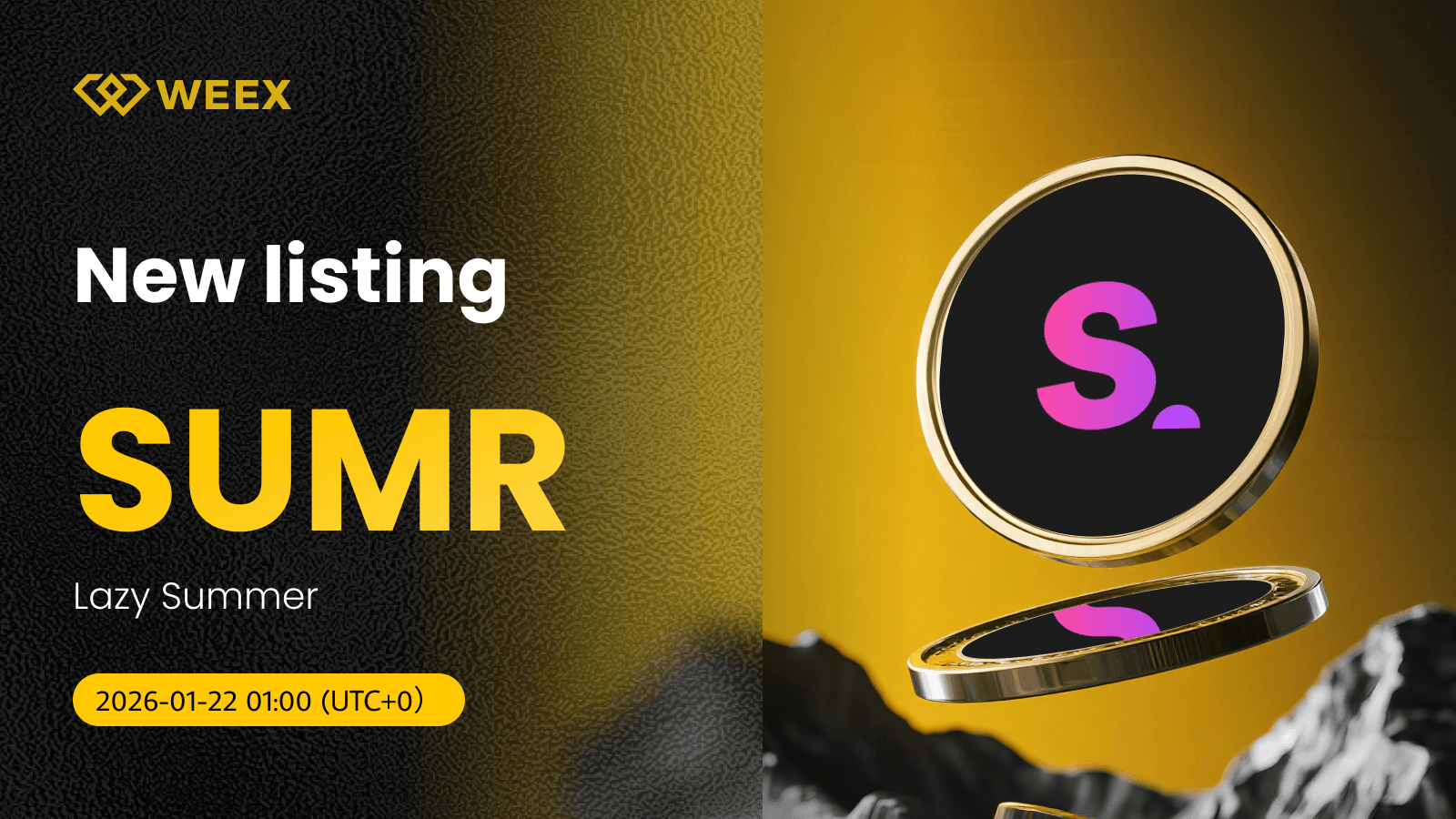 SUMR USDT First Listing: Lazy Summer Coin Live on WEEX Spot