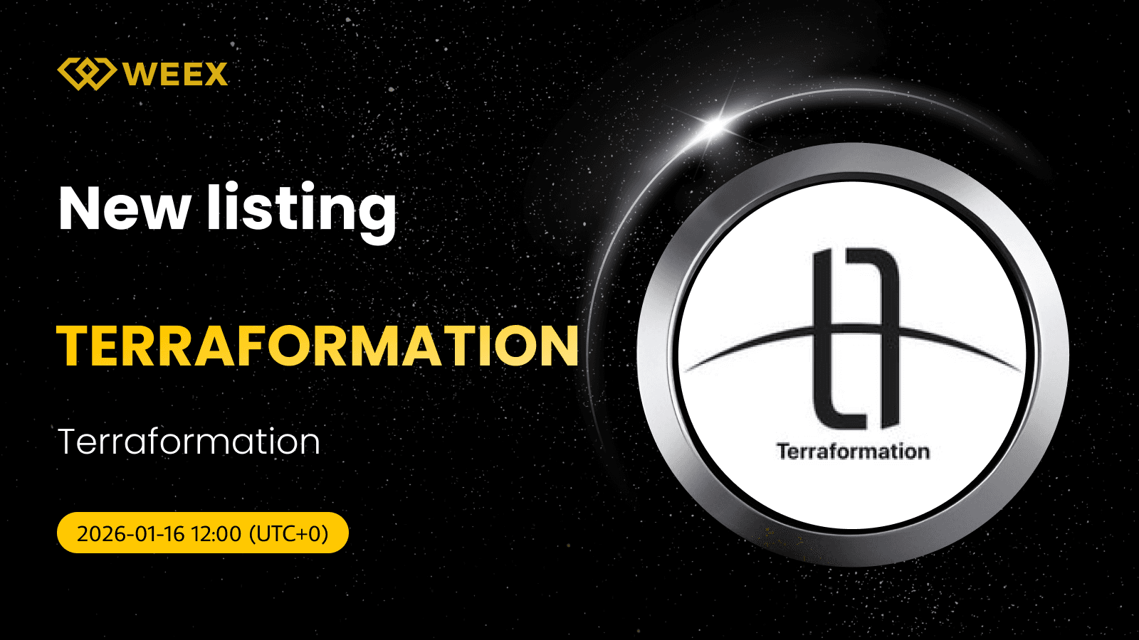 TERRAFORMATION USDT Live: Trade Terraformation Coin on WEEX Spot