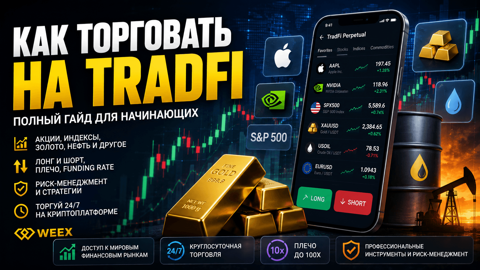 Как торговать на TradFi: полный гайд для начинающих