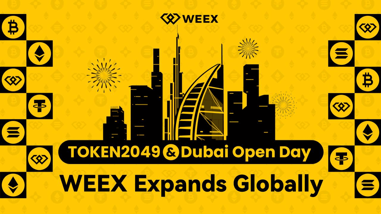 WEEX на TOKEN2049 в Дубае
