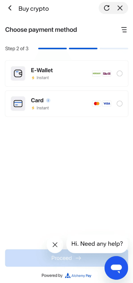 Шаг 5: Как купить XRP с PLN на WEEX OTC? Версия APP