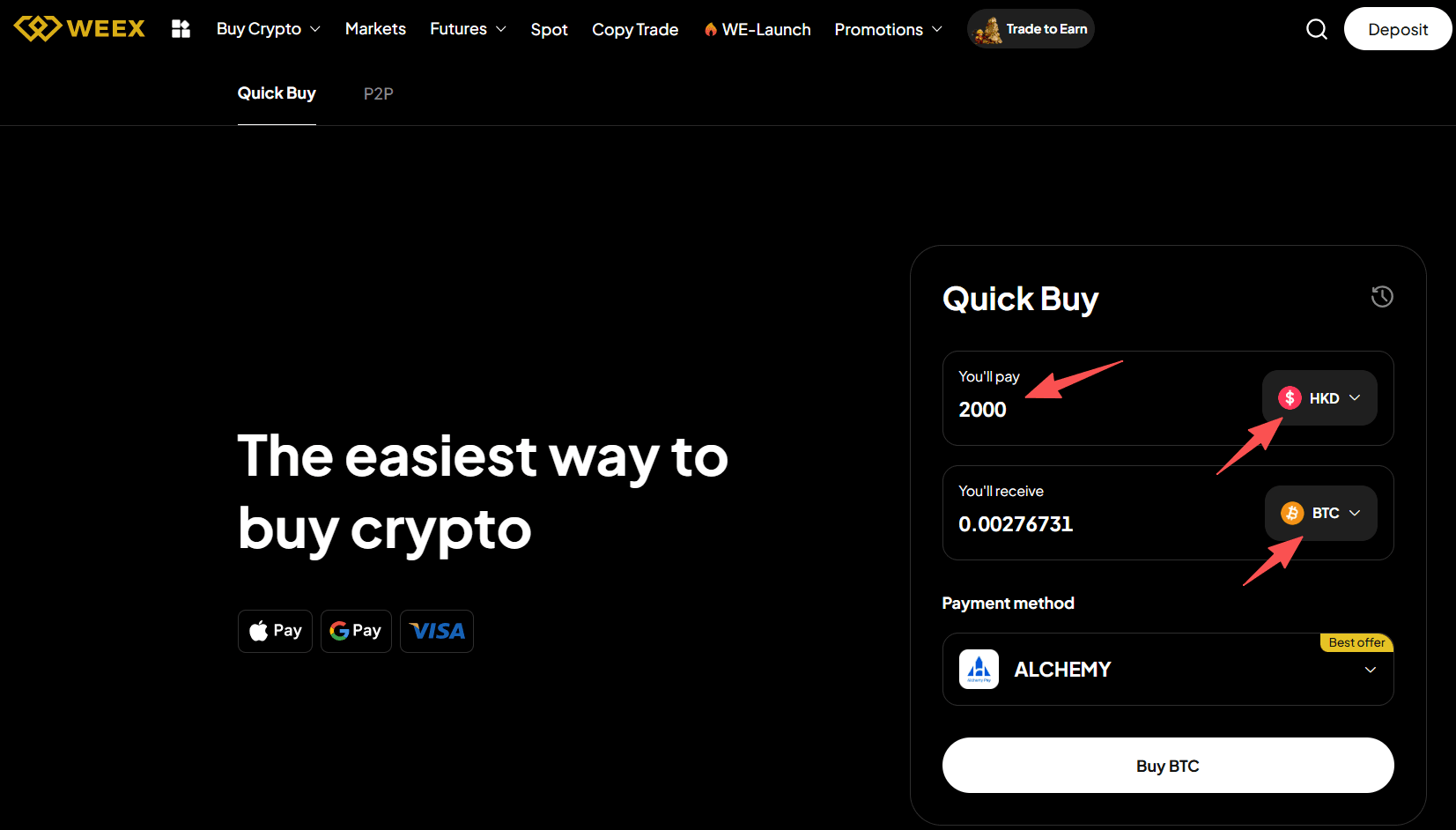Что такое WEEX OTC и как купить BTC с HKD на WEEX OTC?