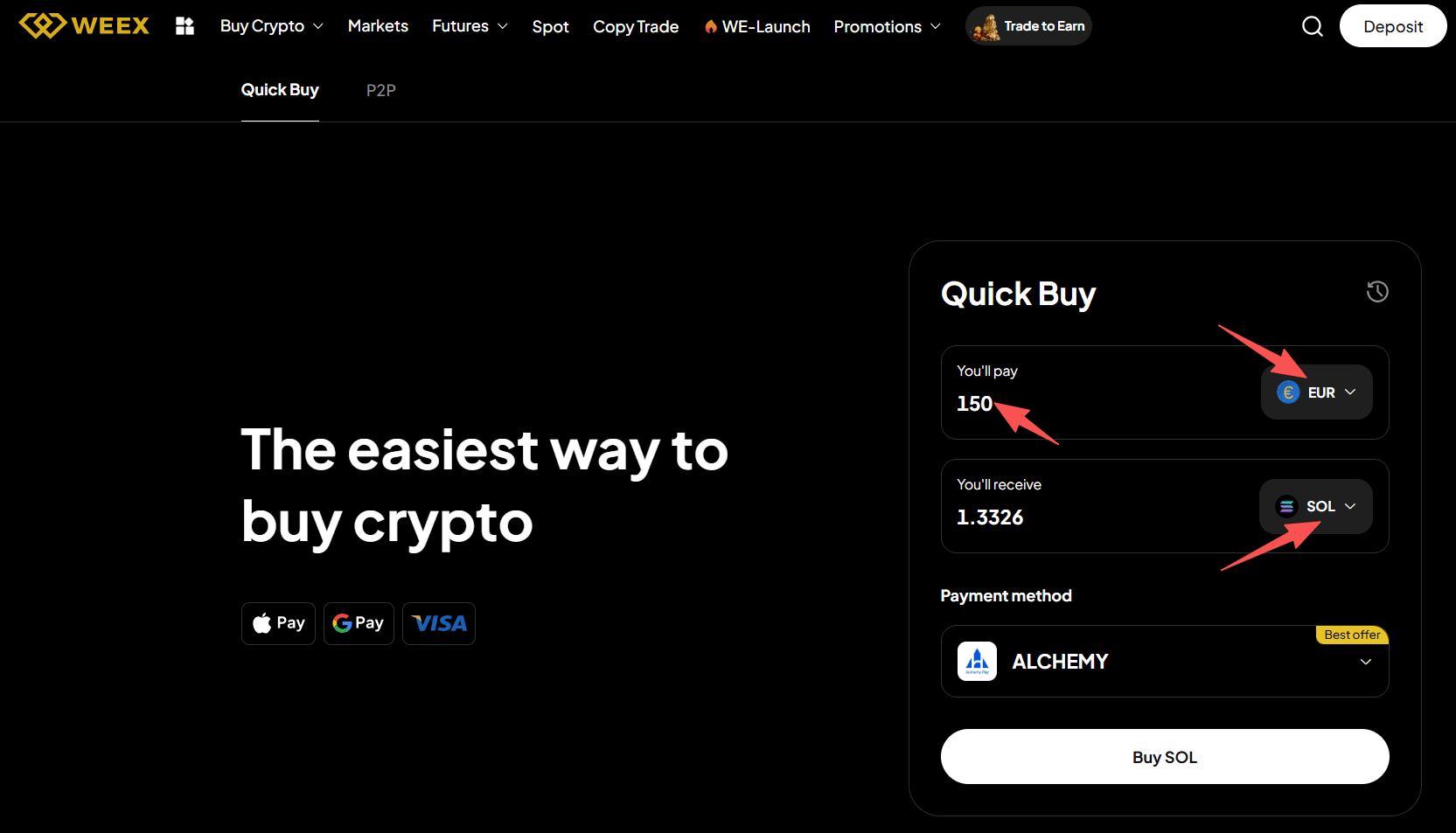 Что такое WEEX OTC и как купить SOL с EUR на WEEX OTC?