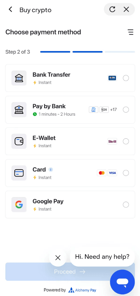 Step5:Как купить SOL с EUR на WEEX? Версия APP