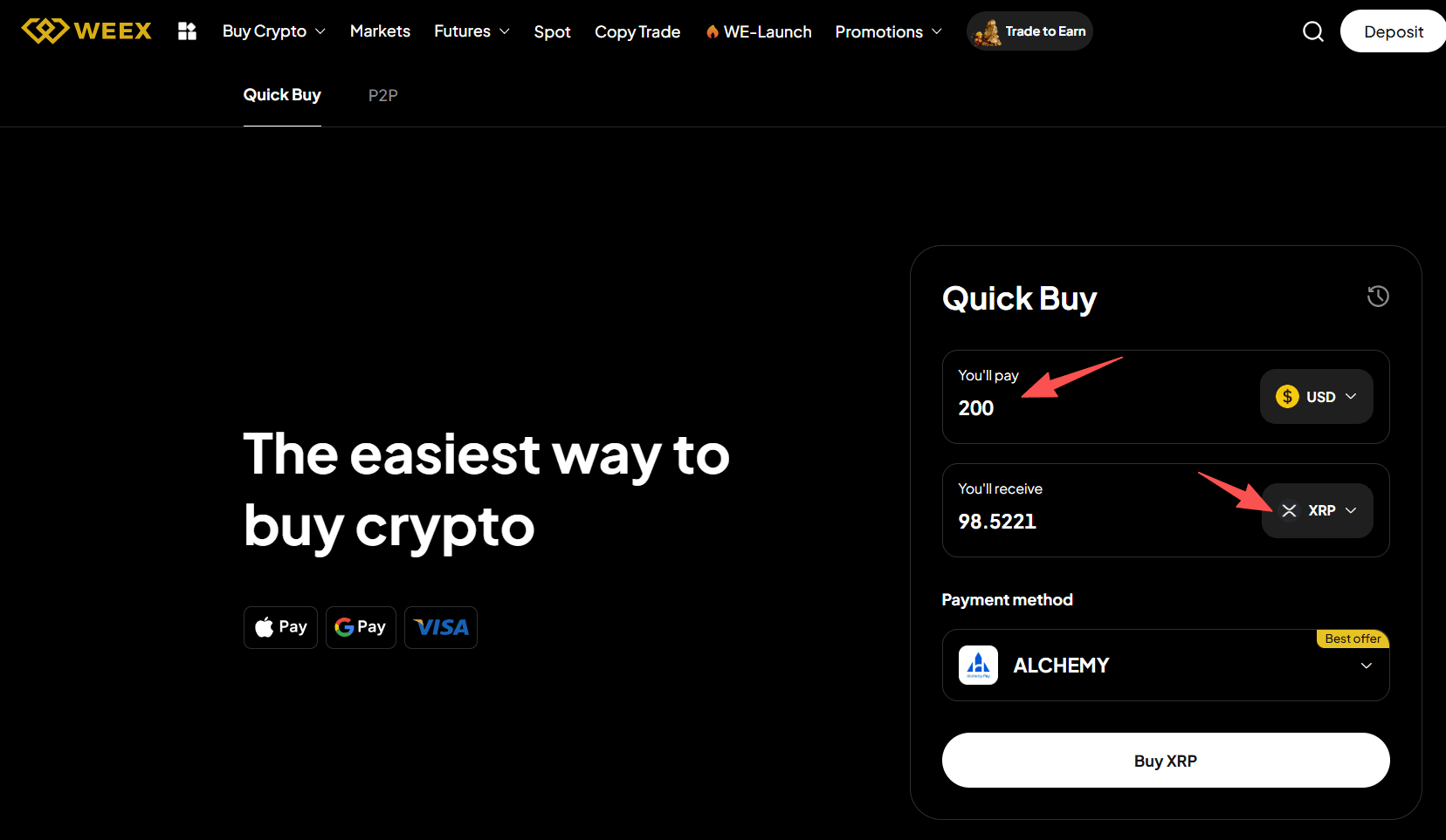 Что такое WEEX OTC и как купить XRP через WEEX OTC?