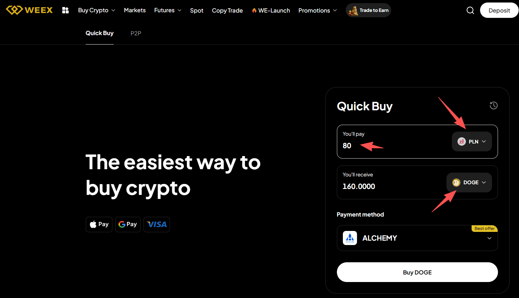 Что такое WEEX OTC и как купить DOGE с PLN на WEEX OTC?