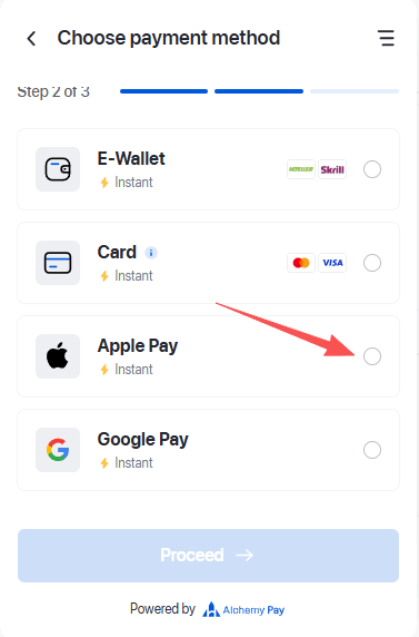 How to Buy USDT with Apple Pay on WEEX OTC Exchange-Web Version-Step4