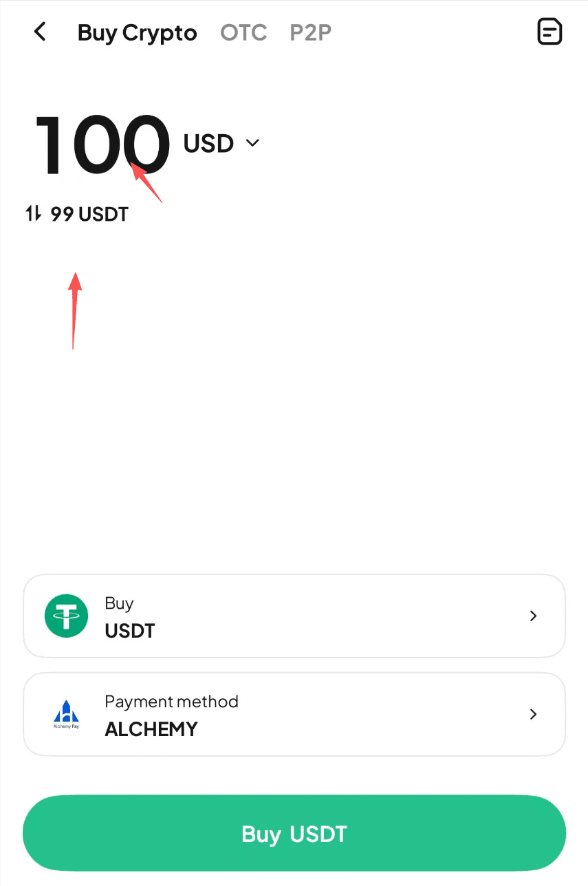 How to Buy crypto with Google Pay on WEEX OTC-APP Version-Step2